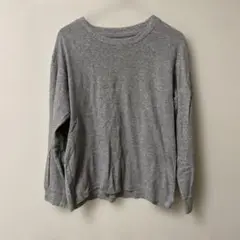 UNIQLO グレー 長袖Tシャツ M