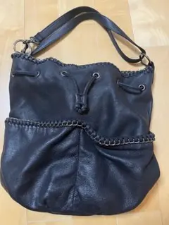 【限定価格】THÉRÈS for BEAMS ブラックショルダーバッグ