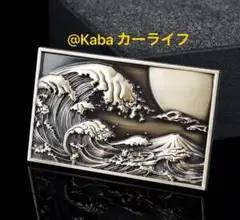 浮世絵 金属製 3D立体スッテイカー エンブレム