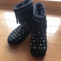 UGG アグ Jimmy Choo ジミーチュウ 星スタッズ ムートン ブーツ