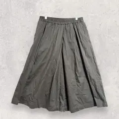 MUJI 無印良品 ワイドパンツ L コットン ゆったりシルエット 2818