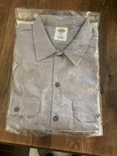 DICKIES 半袖ワークシャツ XL グレー