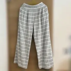 TODAYFUL トゥデイフル ワイドパンツ コットン グレー チェックパンツ