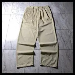 90s 00s Eddie Bauer 2タック ワイド チノ スラックス 30