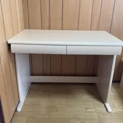 ニトリ　学習机　机のみ　引き出し2つ　フックおまけ