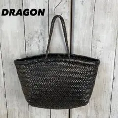 ●超美品●DRAGON ドラゴン ミニバッグ メッシュレザー かごバッグ
