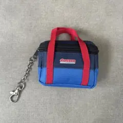 【新品・未使用】COSTCO オリジナルチャーム付エコバッグ　 ネイビー＆レッド
