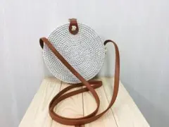 Chuchka カゴバッグ ホワイト ショルダー