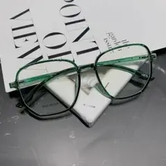c新品☆安心のメルカリ便☆ サングラス ☆ メガネ ☆ ブラック グリーン ☆