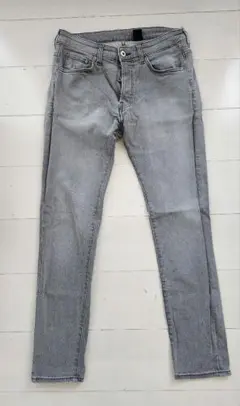 H&M スキニーデニム　グレー　サイズ31/30