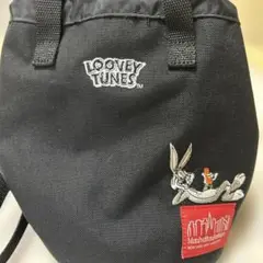マンハッタンポーテージLOONEY TUNESコラボ巾着型ショルダーバッグ