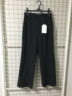 【新品】MACPHEE ナチュラルスラブセミフレアパンツ