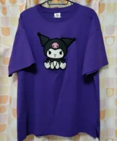 【美品】サンリオ クロミちゃん サガラ刺繍 Tシャツ 半袖 サイズM