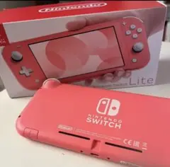 NintendoSwitchLight コーラルピンク