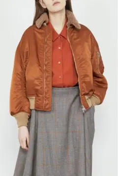 Graphpaper Nylon Twill Boa Collar MA-1
