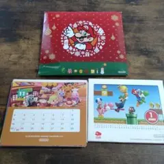【非売品】クラブニンテンドーオリジナルカレンダー2014年2010年ステッカー付