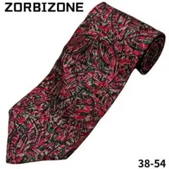 ZORBIZONE　ネクタイ　総柄　アート　パーティー　おしゃれ　通勤　ビジネス