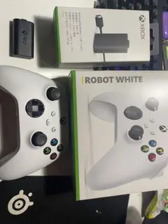 XBOX コントローラー 白 充電バッテリー