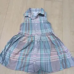 チェック柄コットンワンピース　ラルフローレン