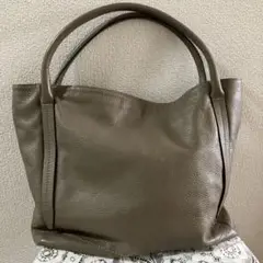 ブラウンレザートートバッグ