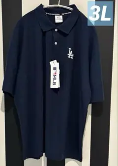 新品　MLB公式　ロサンゼルスドジャース　ポロシャツ　大谷翔平　3L