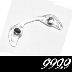 【七宝紋・シリコン】ツインパット 999.9 フォーナインズ純正 鼻パット
