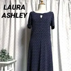 ① LAURA ASHLEY マルチカラー ドット ワンピース 9号