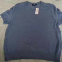 GAP ライトブルー クルーネックニット M