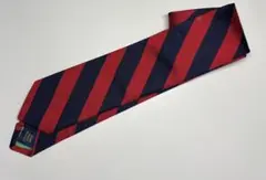 Polo Ralph Lauren 赤と紺のストライプネクタイ