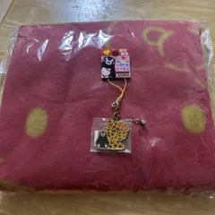ハローキティ　ミニブランケットとキーホルダー