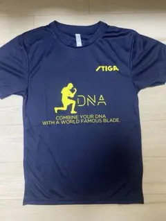 [新品未使用]卓球Tシャツ STIGA　DNA ネイビー