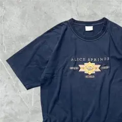 【アニマル、スーベニアT】キングストングランジアリススプリングスTシャツXL紺