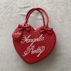 Angelic Pretty ハート型ショルダーバッグ レッド