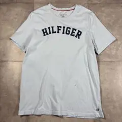 HILFIGER ライトブルー Tシャツ　汚れ有り