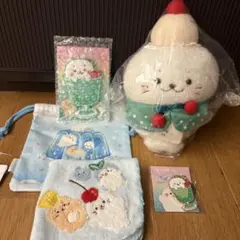 しろたん キラしゅわスイーツくじ 特賞 5点セット ぬいぐるみ