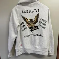 ダブルタップスRISE ABOVEブルゾン 限定特価】ダブルタップス☆RISE ABOVEフルジップブルゾン長袖
