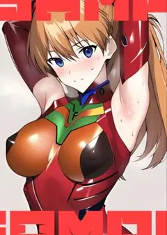 A4 ポスター　アスカ　エヴァ　ファンアート　美少女　高画質