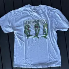 HUNT MORE DEER Tシャツ Lサイズ ホワイト
