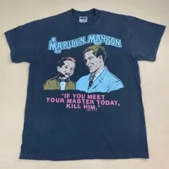 マリリンマンソン ポリス Tシャツ グッドフェード シングルステッチ