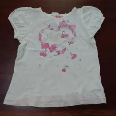 mezzo piano チェリーリボン Tシャツ 120