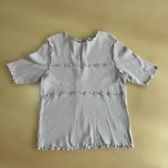 13・くすみ紫リブTシャツ