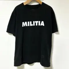 TANGTANG タンタン MILITIA Tシャツ ブラック Lサイズ