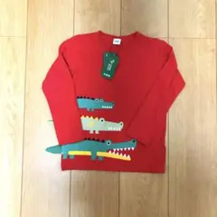 チークルーム　ワニ　長袖　Tシャツ　カットソー 110 ロンT