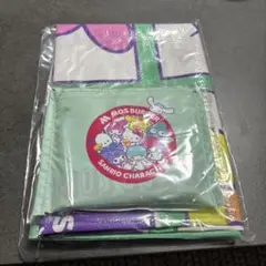 【新品未使用】モスバーガー×サンリオコラボエコバッグとレジャーシートセット
