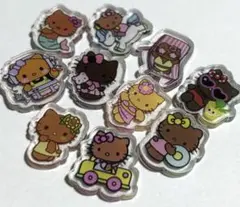 【J】キティちゃん　アクリル　デコパーツ