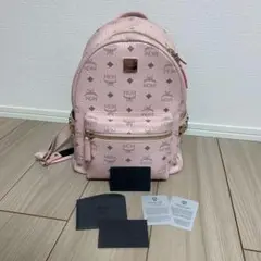 MCM パウダーピンクリュック