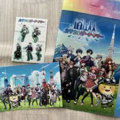 カラフルピーチタワー　入場特典　クリアファイル・カード・シール