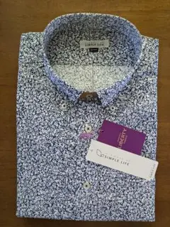 シンプルライフ・LIBERTY FABRIC ベリーシードプリント 長袖シャツ