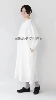 mumokuteki YURK geniet vanリネンセーラーワンピース新品