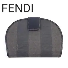 FENDI ペカン二つ折り財布 コインケース札入れカードスリーブ有り